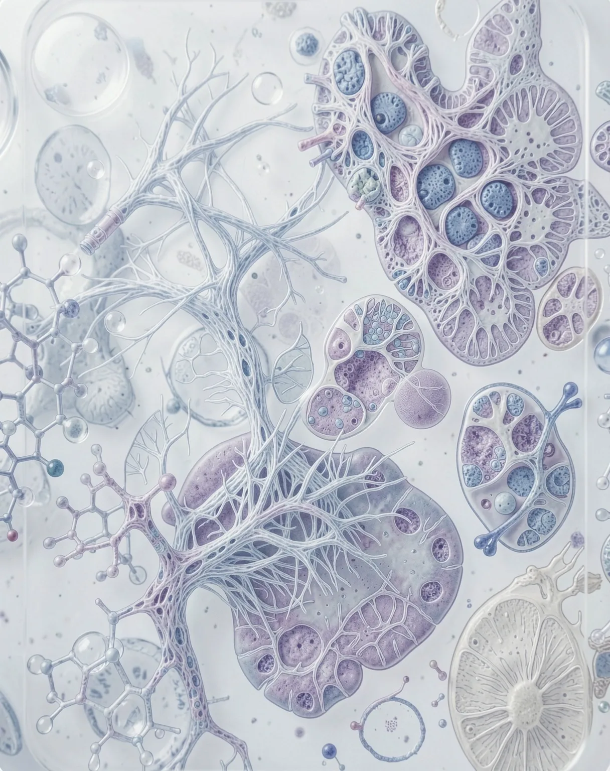 Struktury biologiczne pod mikroskopem